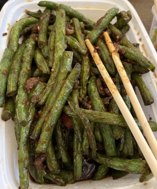 62. Minced Pork with String Beans 乾煸四季豆